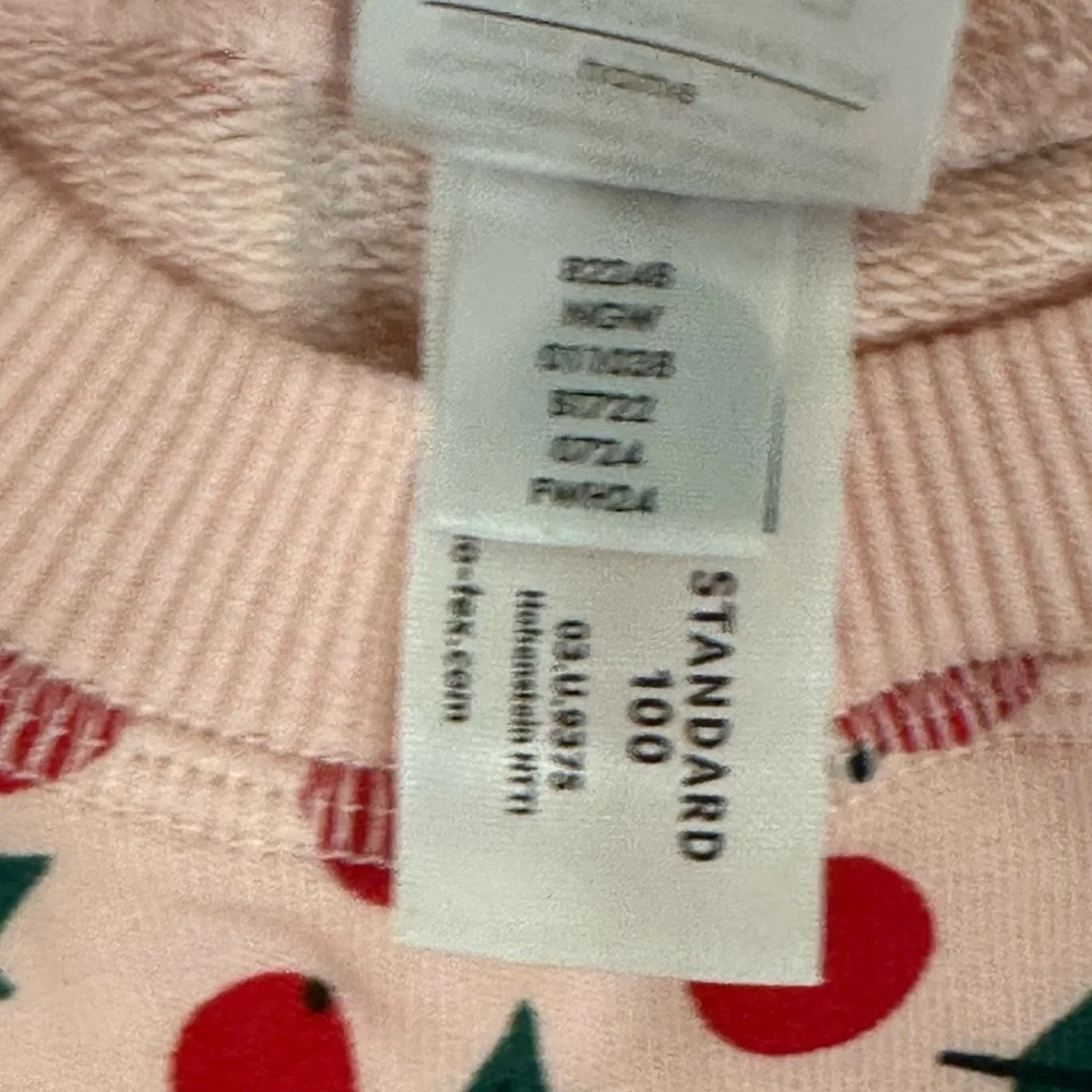 NWT Hanna Andersson Pink Holly Berry Christmas Holiday Festive Sweatshirt 2T